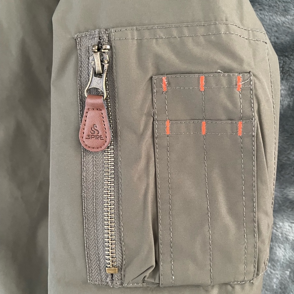 (SPIRE) Men's Oversized Heavyweight MA-1 Bomber Flight Jacket - Picture 3 of 15
